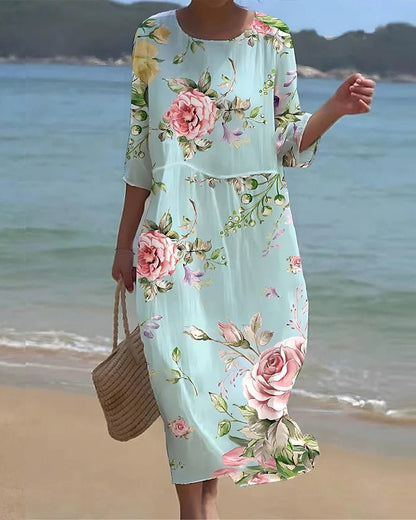 Sienna | Robe Fleur de Coucher de Soleil