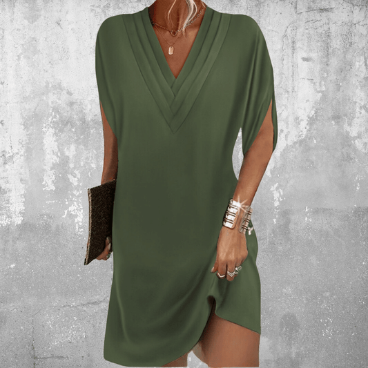 Robe Élégante avec Couverture Ventre Plat - Silhouette Affinée