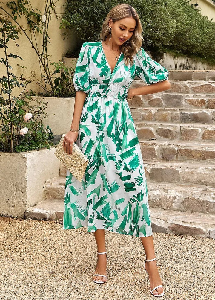 Allison | Robe Florale Élégante