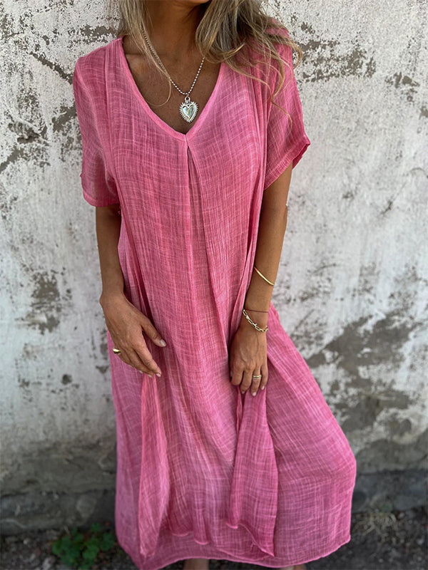 Anna - Robe intemporelle et fluide pour femme