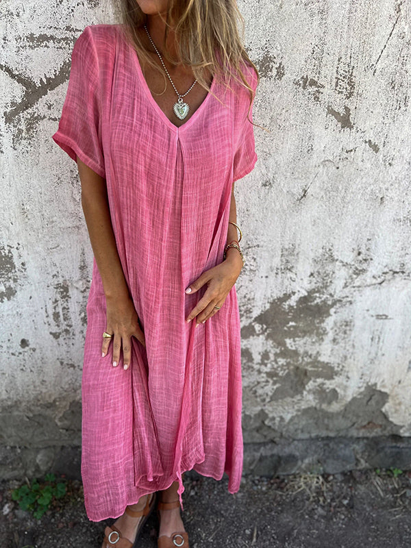 Anna - Robe intemporelle et fluide pour femme