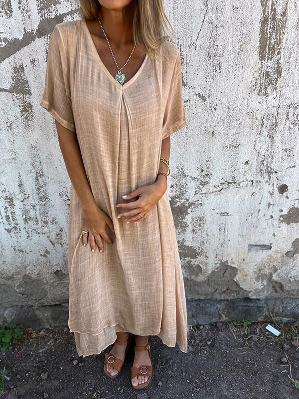 Anna - Robe intemporelle et fluide pour femme