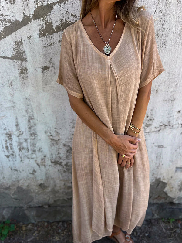 Anna - Robe intemporelle et fluide pour femme