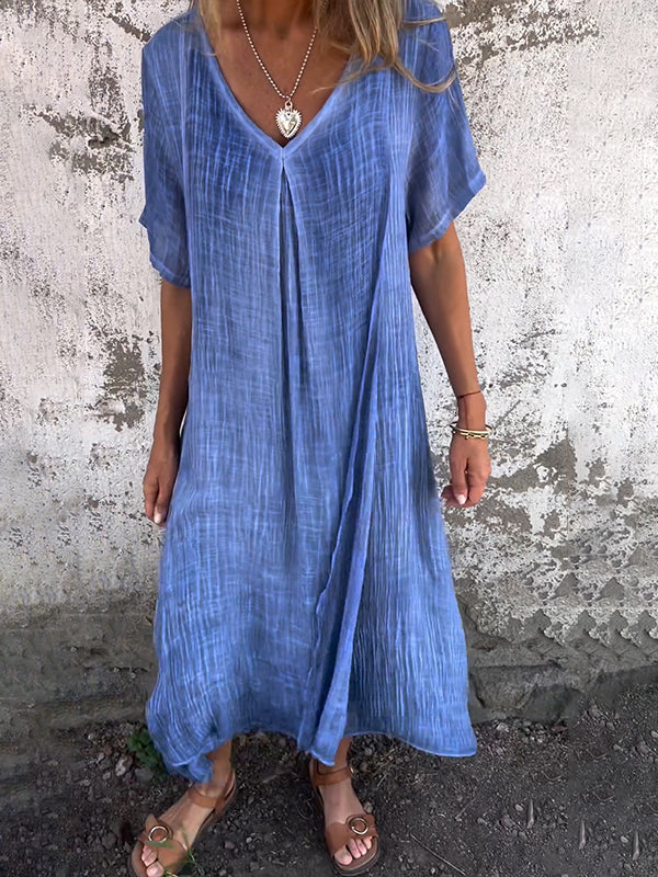Anna - Robe intemporelle et fluide pour femme