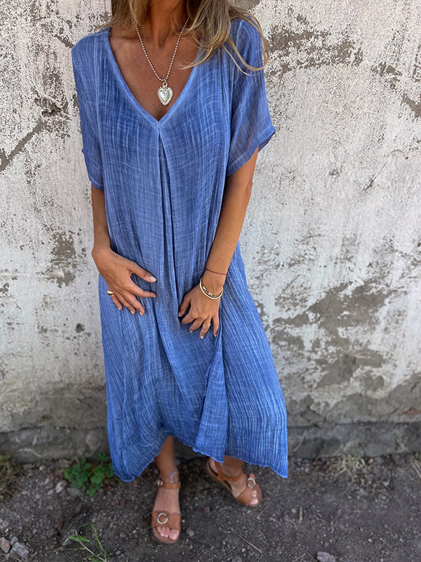 Anna - Robe intemporelle et fluide pour femme