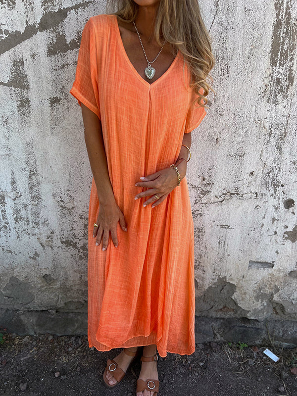 Anna - Robe intemporelle et fluide pour femme