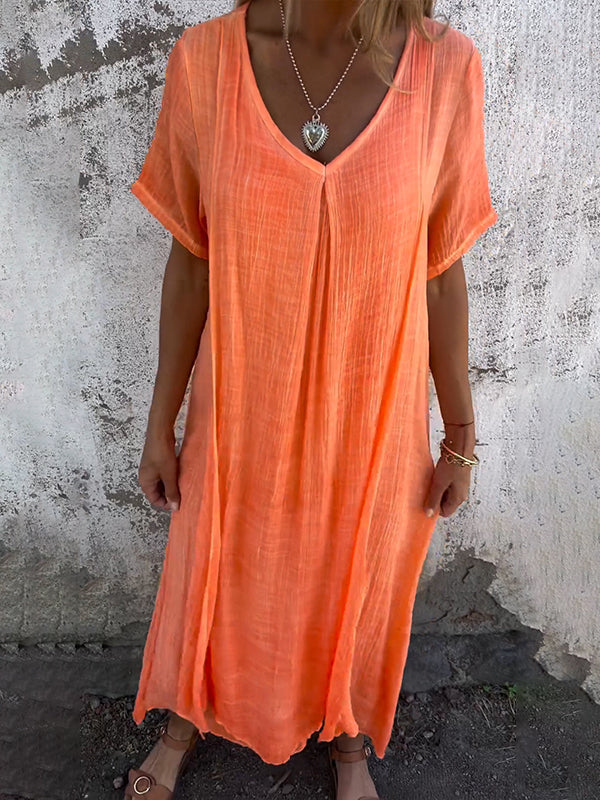 Anna - Robe intemporelle et fluide pour femme