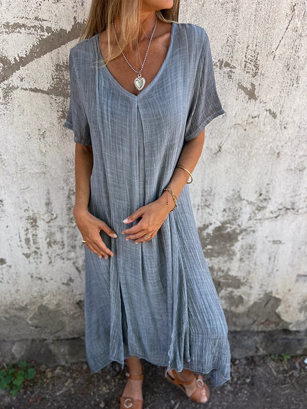 Anna - Robe intemporelle et fluide pour femme