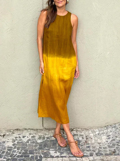 Lysette - Robe Maxi Imprimée Élégante