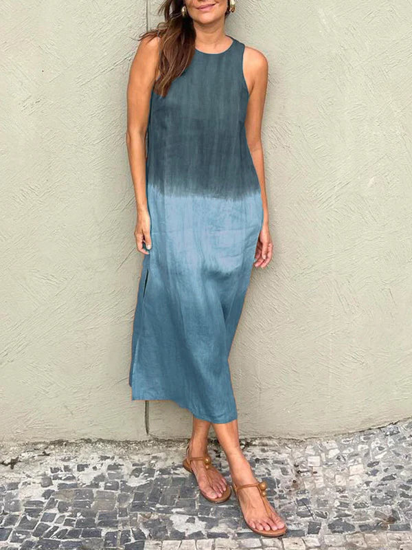 Lysette - Robe Maxi Imprimée Élégante