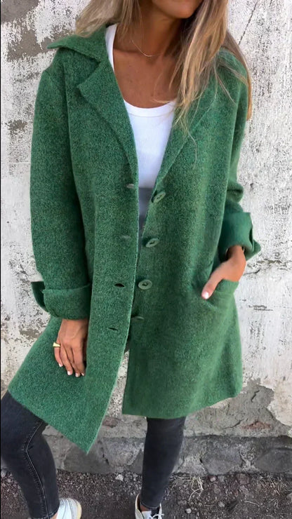 ANGE - ÉLÉGANTE MANTEAU EN LAINE