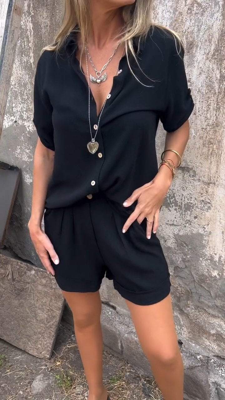 Jolie – Ensemble en Coton-Lin Élégant