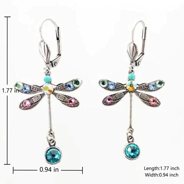 Boucles d'oreilles design libellule élégantes
