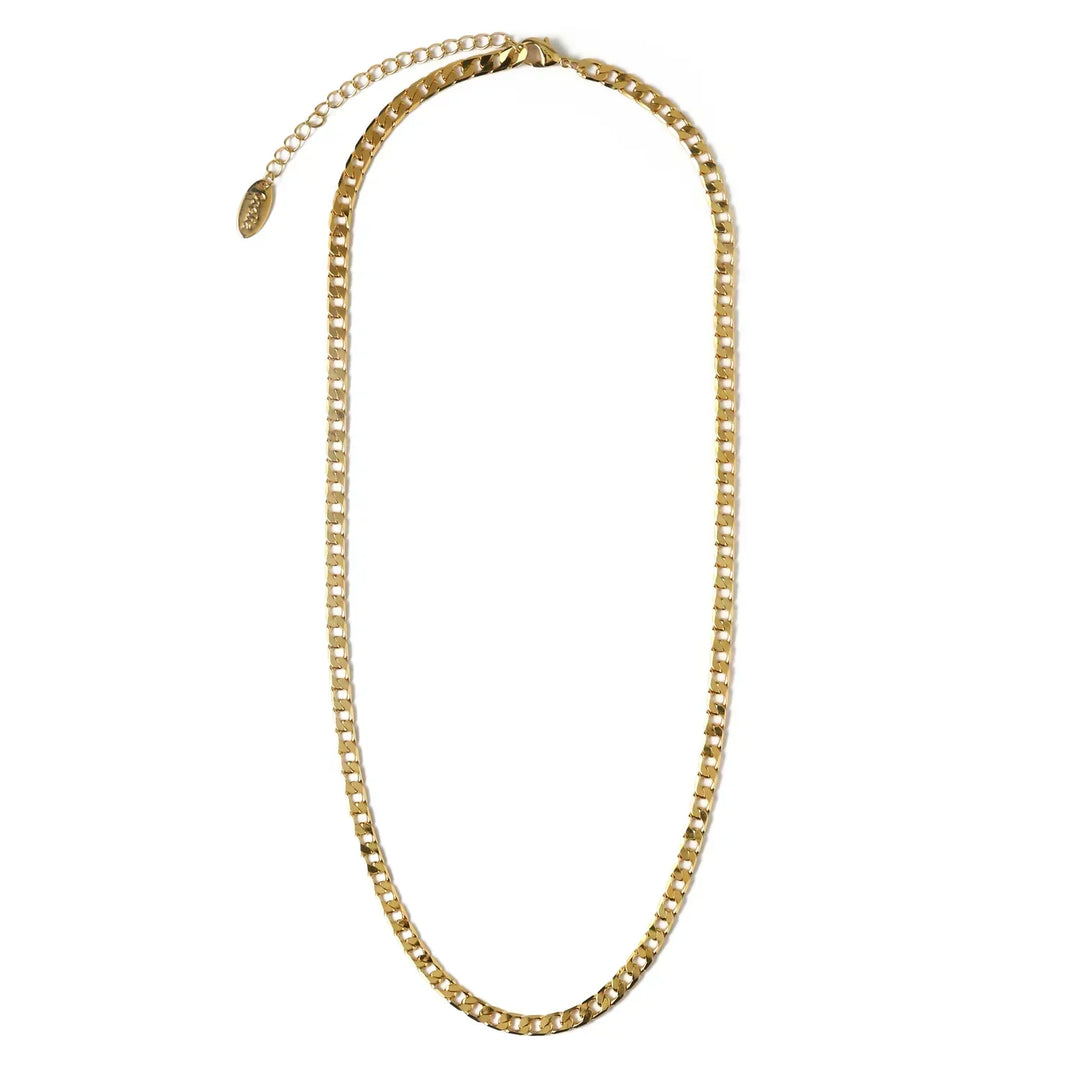 Collier Chaîne à Maillons Plat | Or
