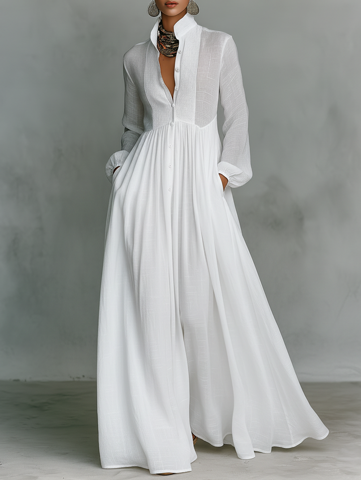 Cintia | Robe maxi minimaliste