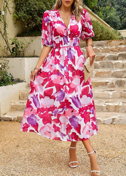 Allison | Robe Florale Élégante