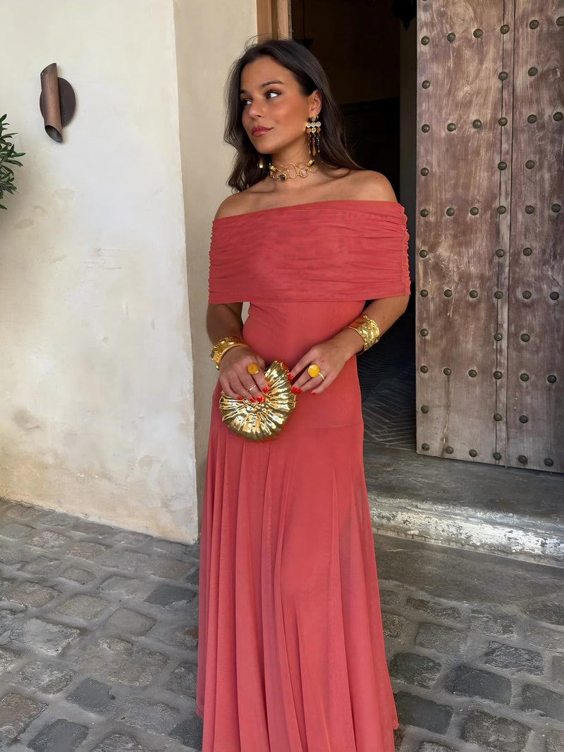 Camila | Robe Maxi en Maille Élégante