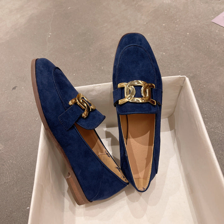 Alice - Classiques, mocassins en daim pour femme