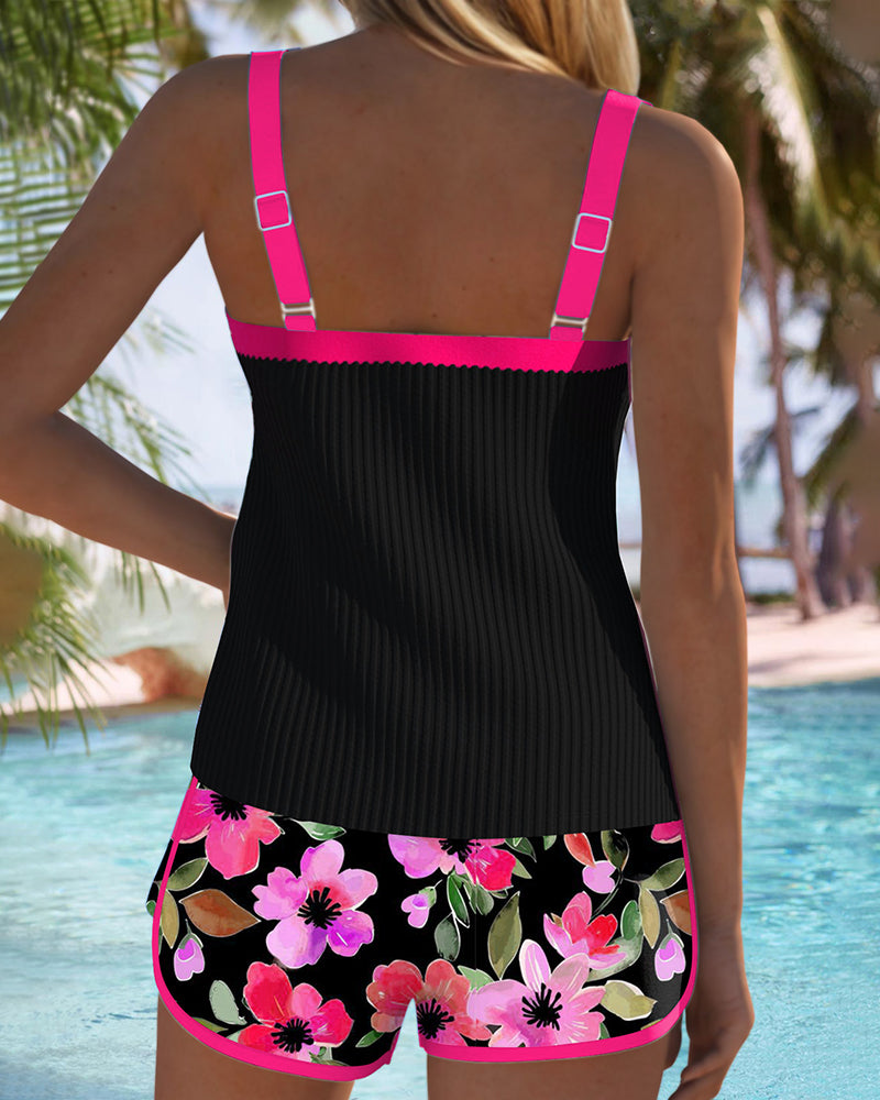 Élise | Tankini Deux Pièces Élégant