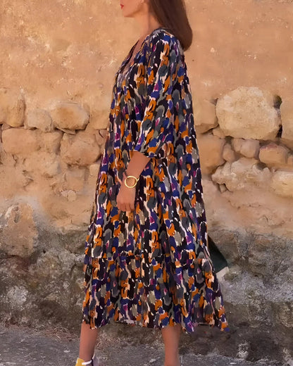 ASIRA - ROBE IMPRIMÉE BOHO