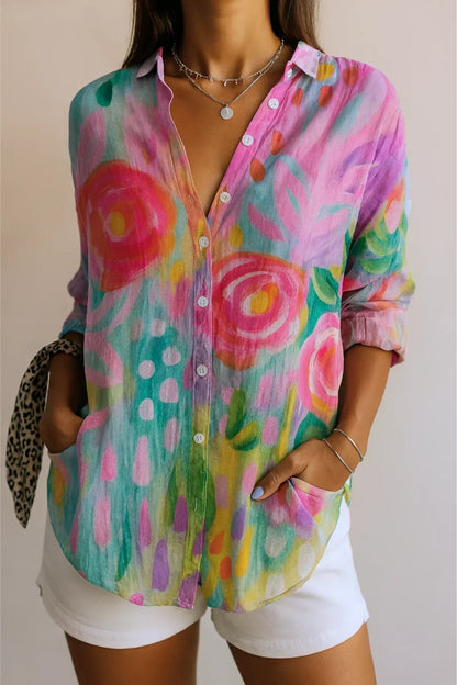 Astra | Blouse à Motif Coloré