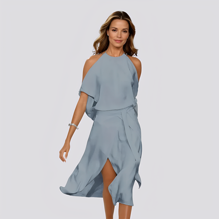 Deborah - Robe longue élégante à épaules dénudées pour femmes