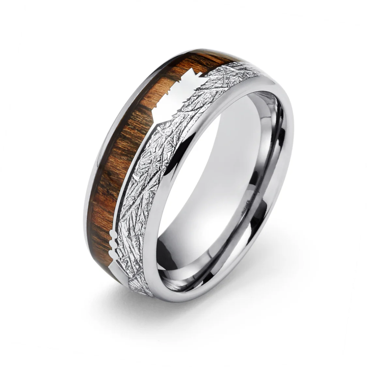 Bague en Bois Nordique