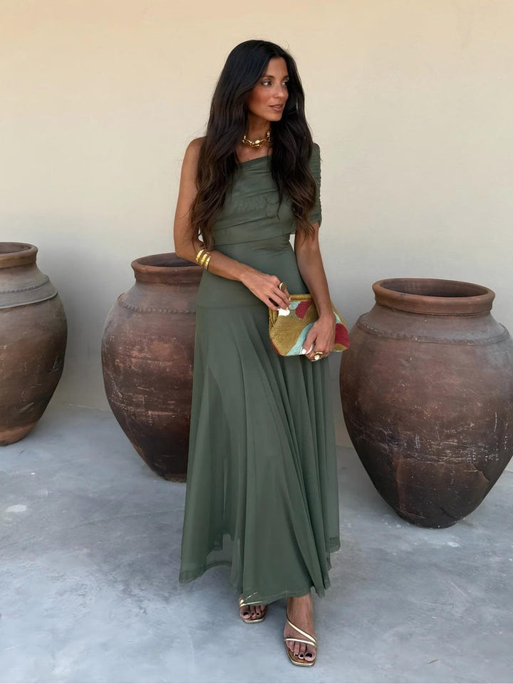 Camila | Robe Maxi en Maille Élégante