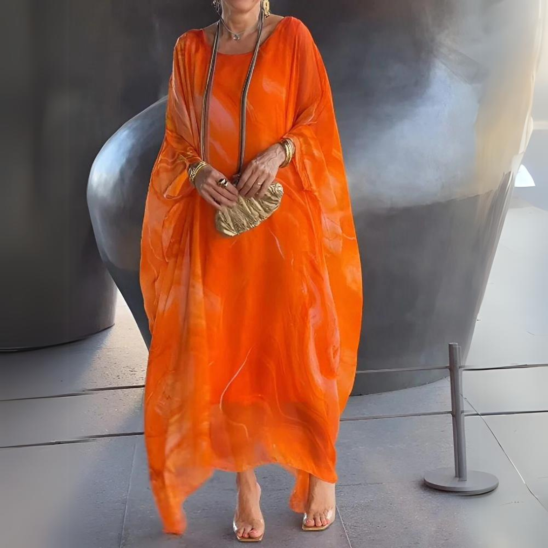 Aurora – Robe élégante en soie fabriquée en mousseline délicate