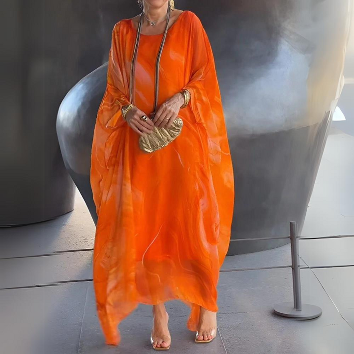 Aurora – Robe élégante en soie fabriquée en mousseline délicate