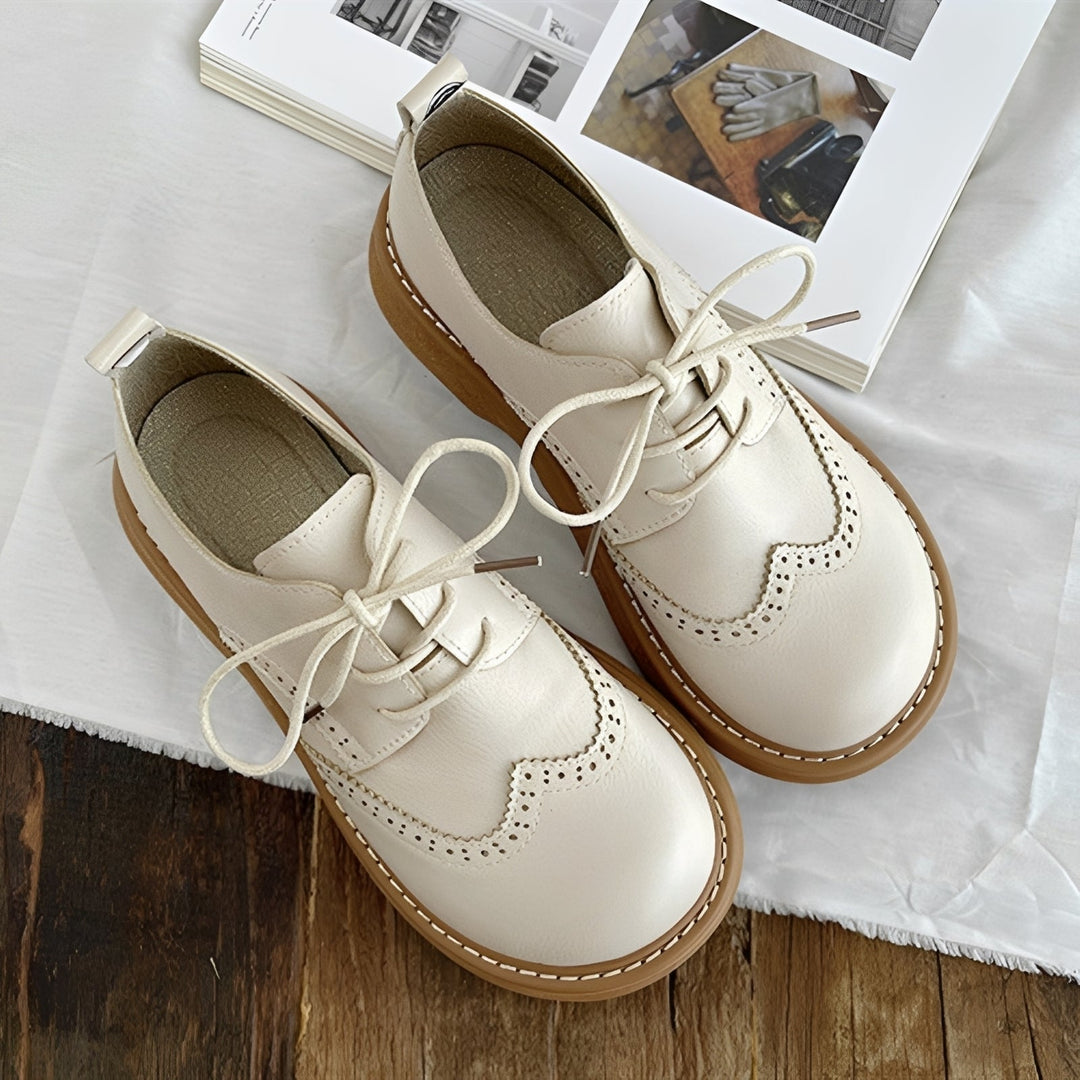 Vanessa - Classiques chaussures Oxford en cuir pour femme