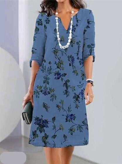 ELEANOR | ROBE FLORALE À NIVEAUX
