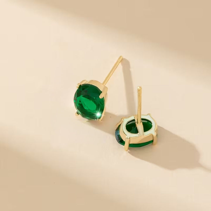 Boucles d'oreilles ovales Gleam
