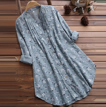 Amie - Robe ample et fluide avec fleurs pour femmes