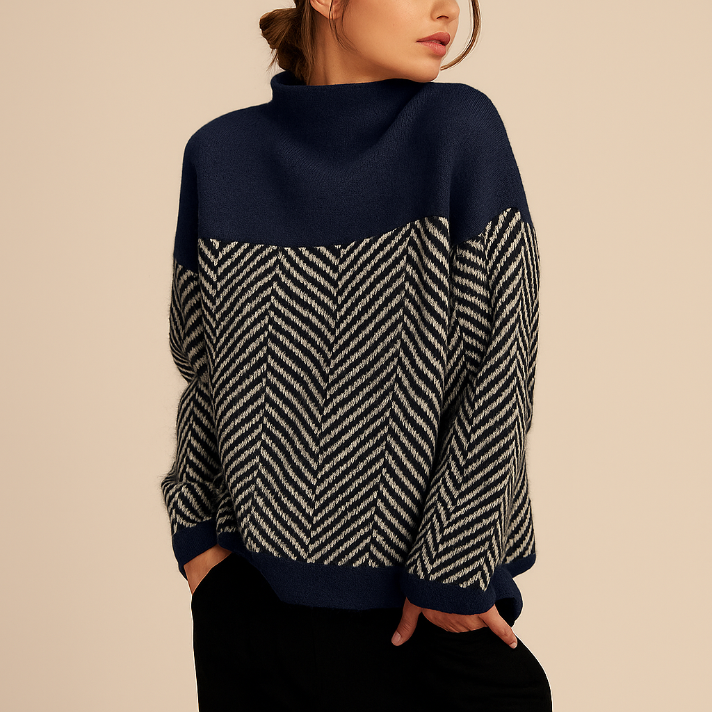 Zara | Pull Thermique à Col Montant pour Femme | Chaleur Classique