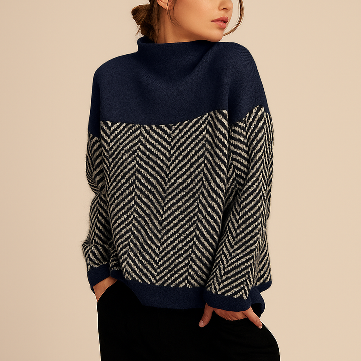 Zara | Pull Thermique à Col Montant pour Femme | Chaleur Classique