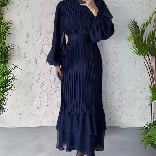 Cami - Robe de Soirée Chic Française Automne avec Accents en Maille