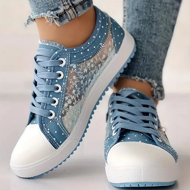 Elettra - Sneakers floreali leggeri