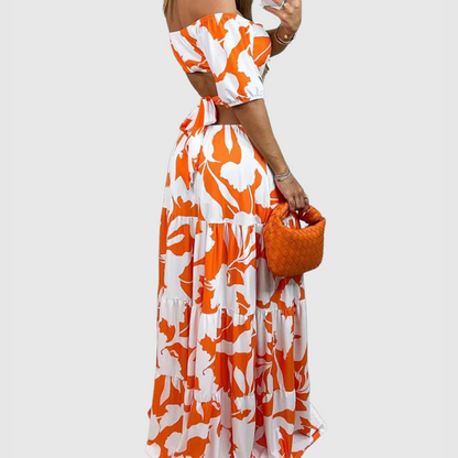 Arden - Robe Midi à Coupe Irrégulière Élégante