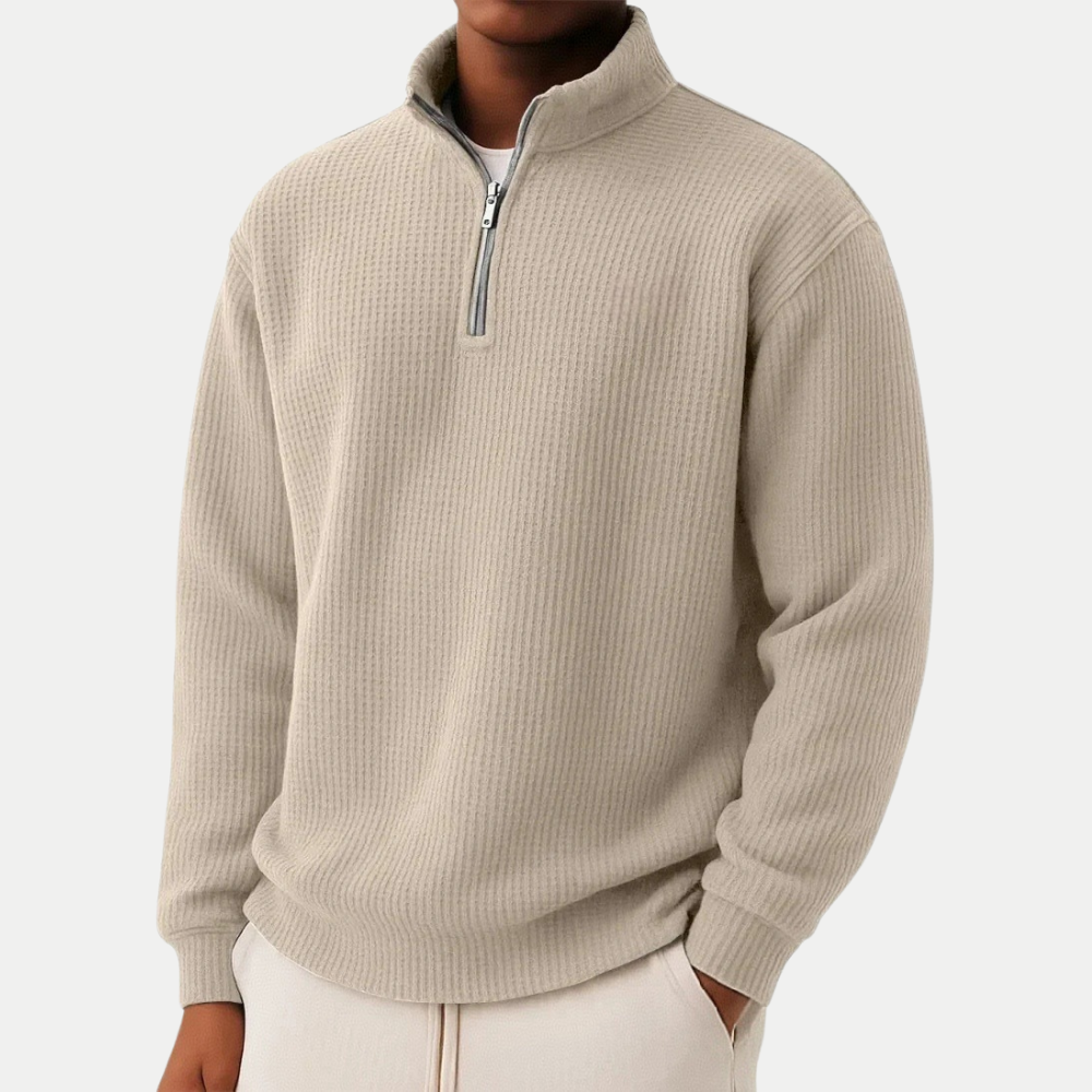 Dean™ | Pull zippé avec confort quotidien et style intemporel