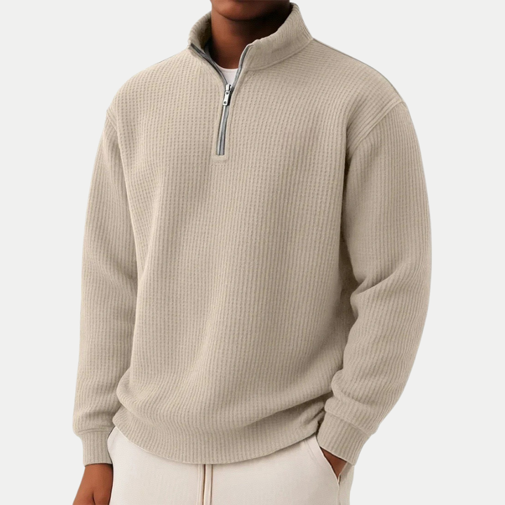 Dean™ | Pull zippé avec confort quotidien et style intemporel