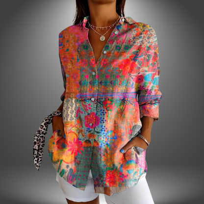 Gracelyn - Blouse Florale Premium