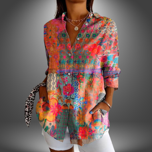 Gracelyn - Blouse Florale Premium