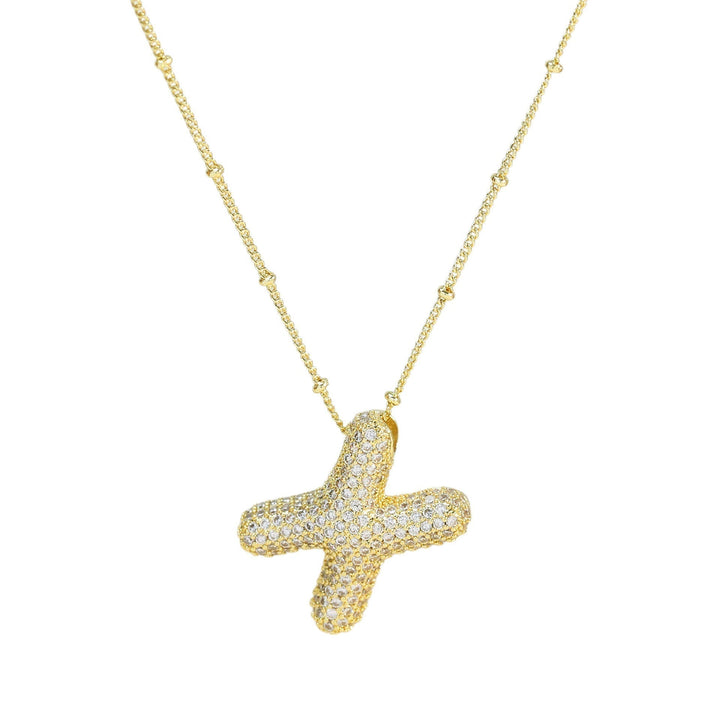 Savannah | Collier avec Lettre à Bulles en Diamant
