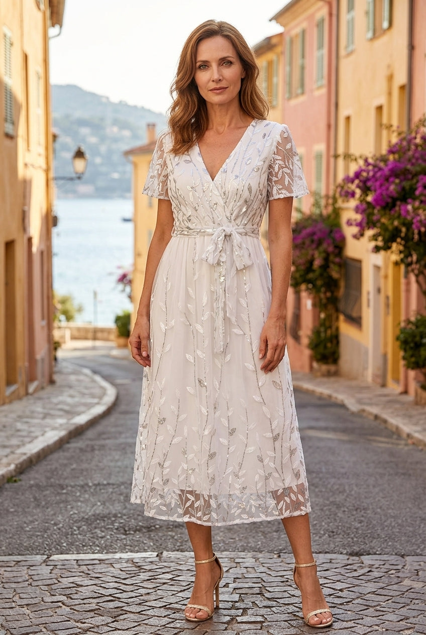 Robe Estiva Élégante et Intemporelle - Coupe Fluide Sophistiquée