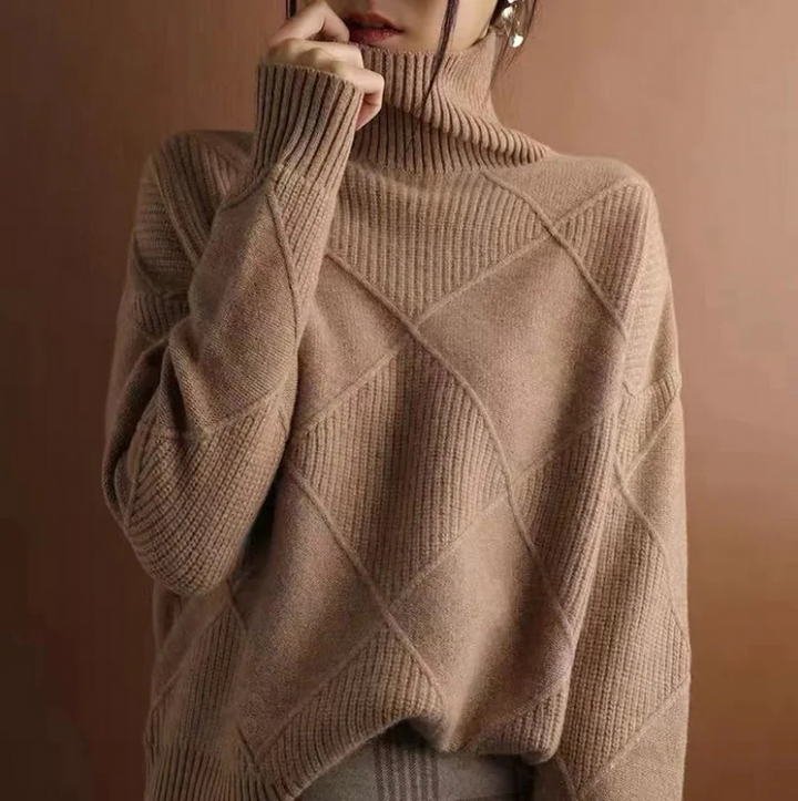 Angela™ - Pull Col Montant