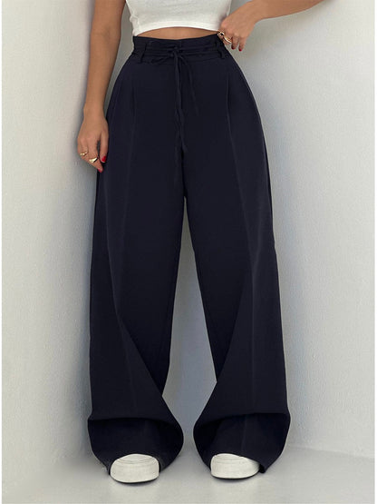 Josephine | Pantalons Taille Haute à Jambes Larges