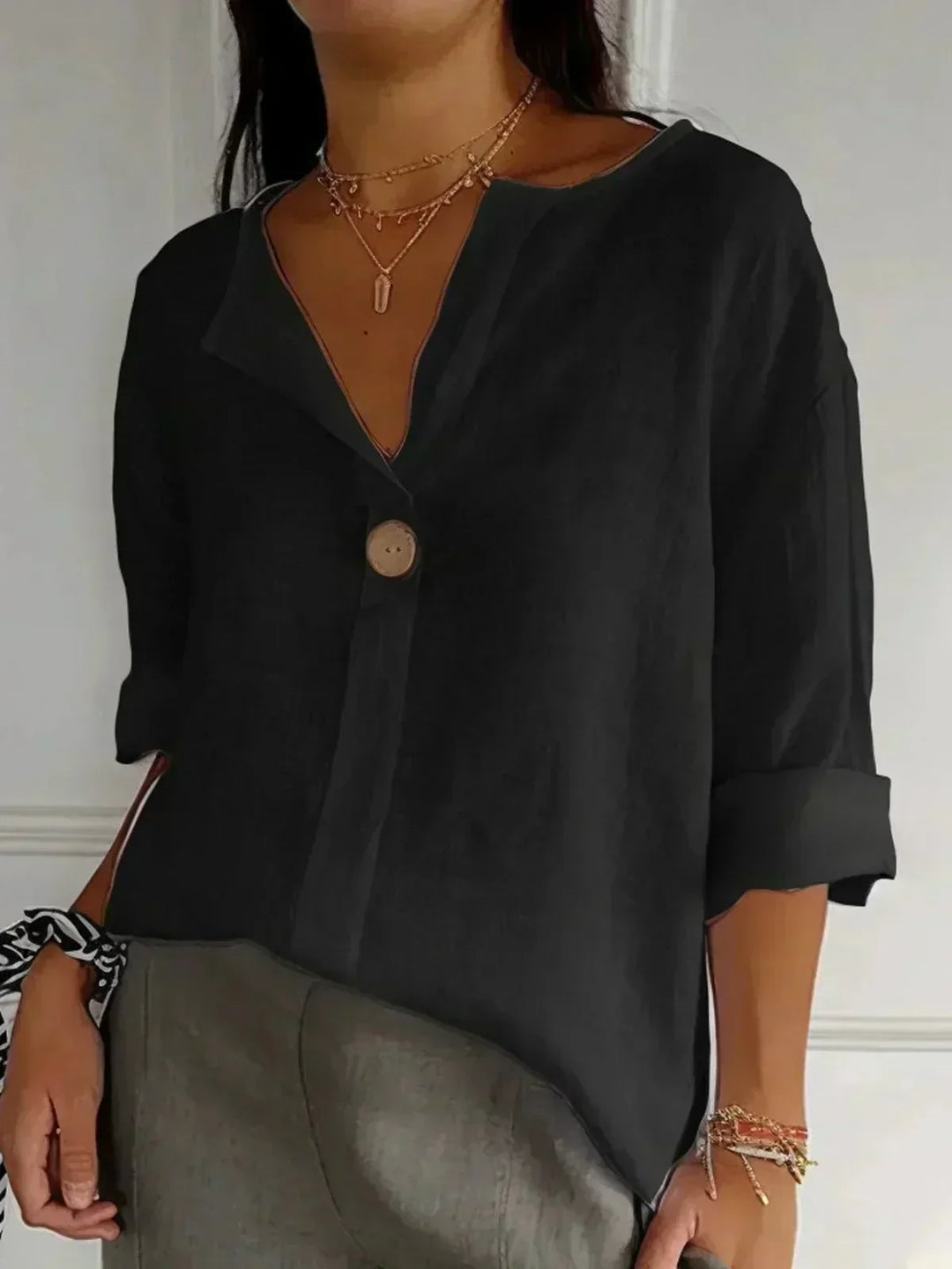 Zamma | Top V-Neck Relaxed