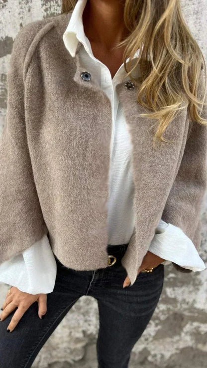 Tess™ | Cardigan Moderne en Laine Premium