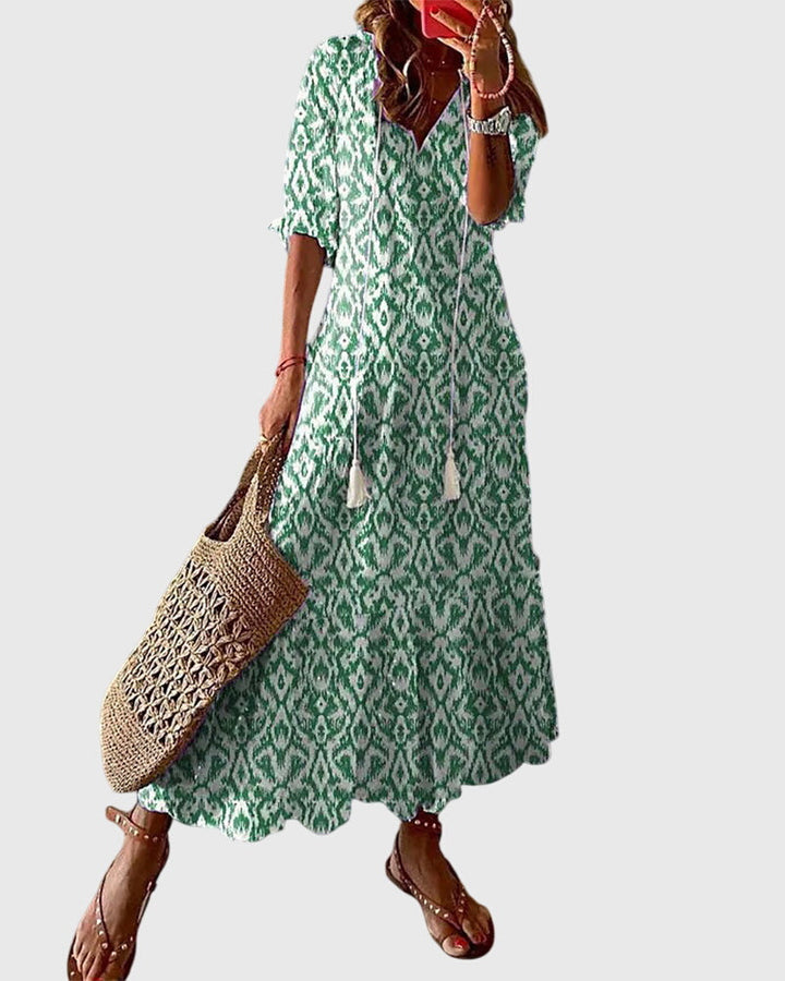 Amalia | Robe d'été vintage bohème